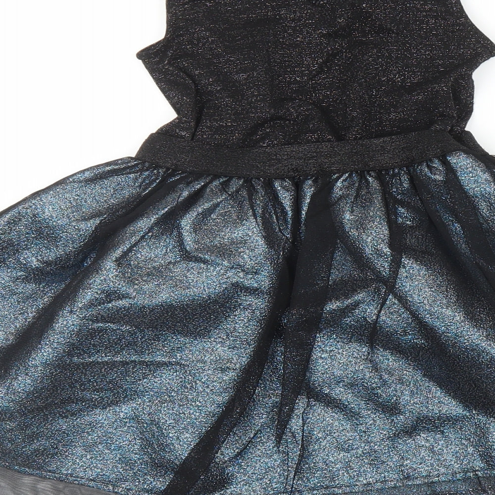 George Girls Black   Tank Dress  Size 4-5 Years