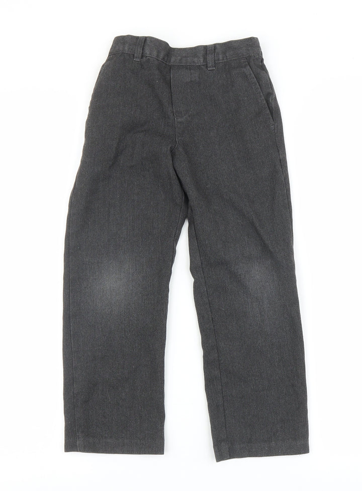 George Boys Grey Capri Trousers Size 5-6 Years - School Trousers