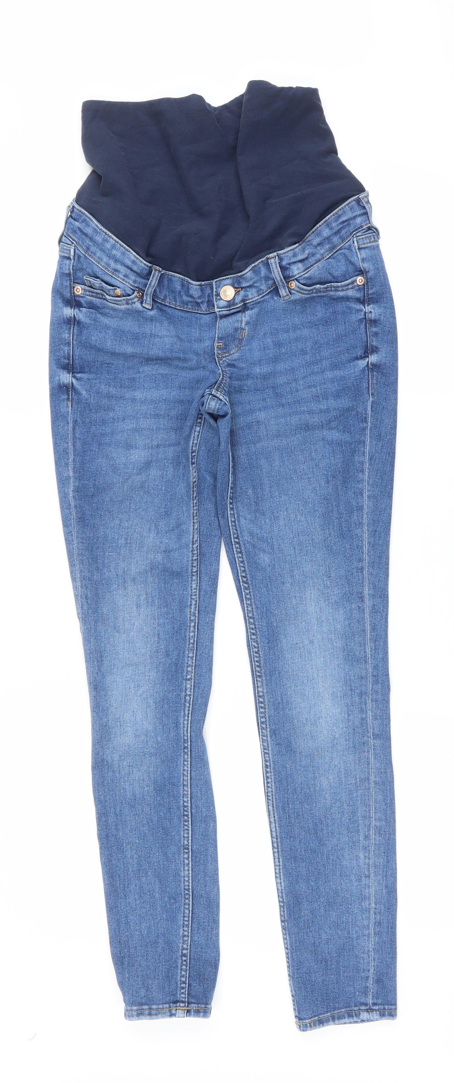 H&M Womens Blue   Skinny Jeans Size S L29 in