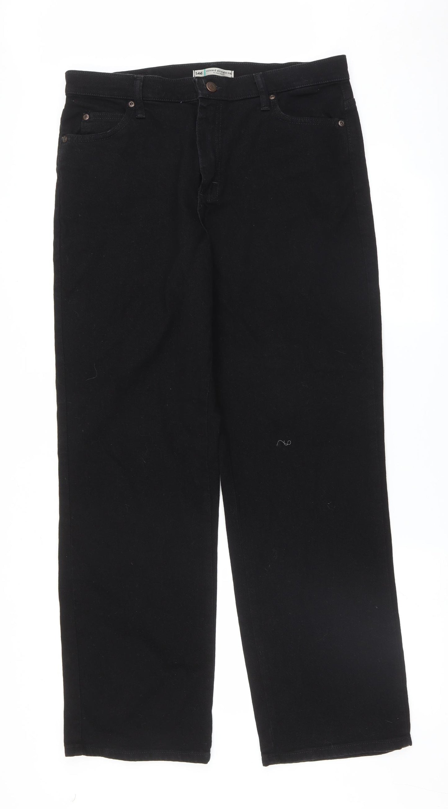 Lee Womens Black   Tapered Jeans Size 12 L30.5 in