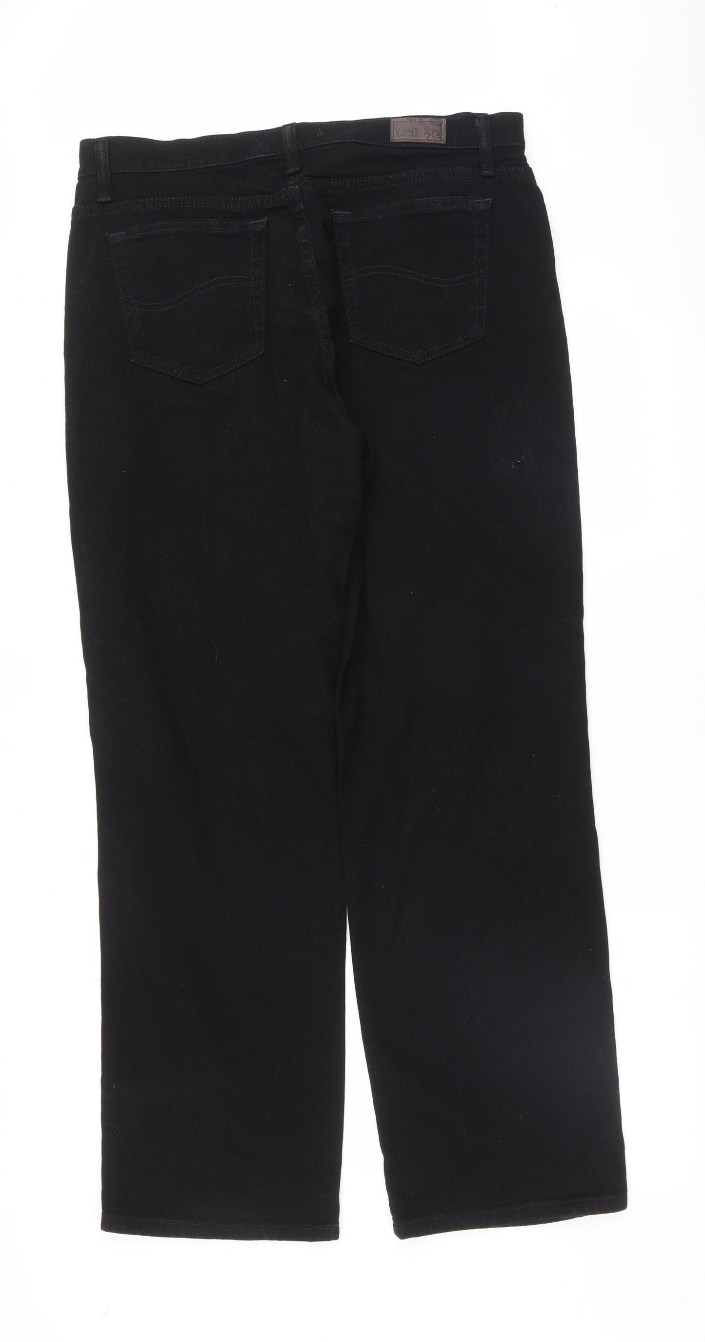 Lee Womens Black   Tapered Jeans Size 12 L30.5 in