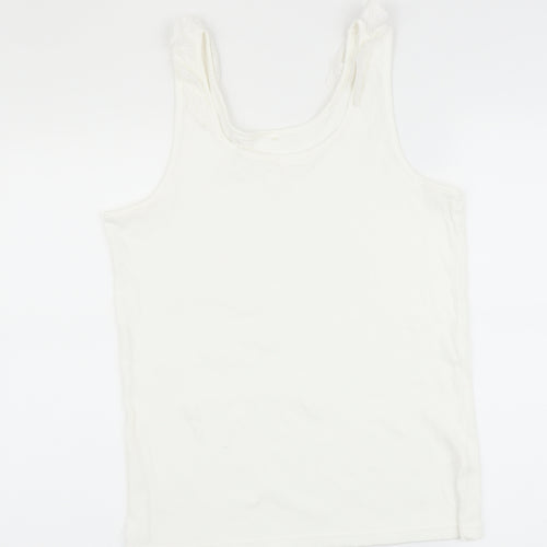 George Womens White   Basic T-Shirt Size 18