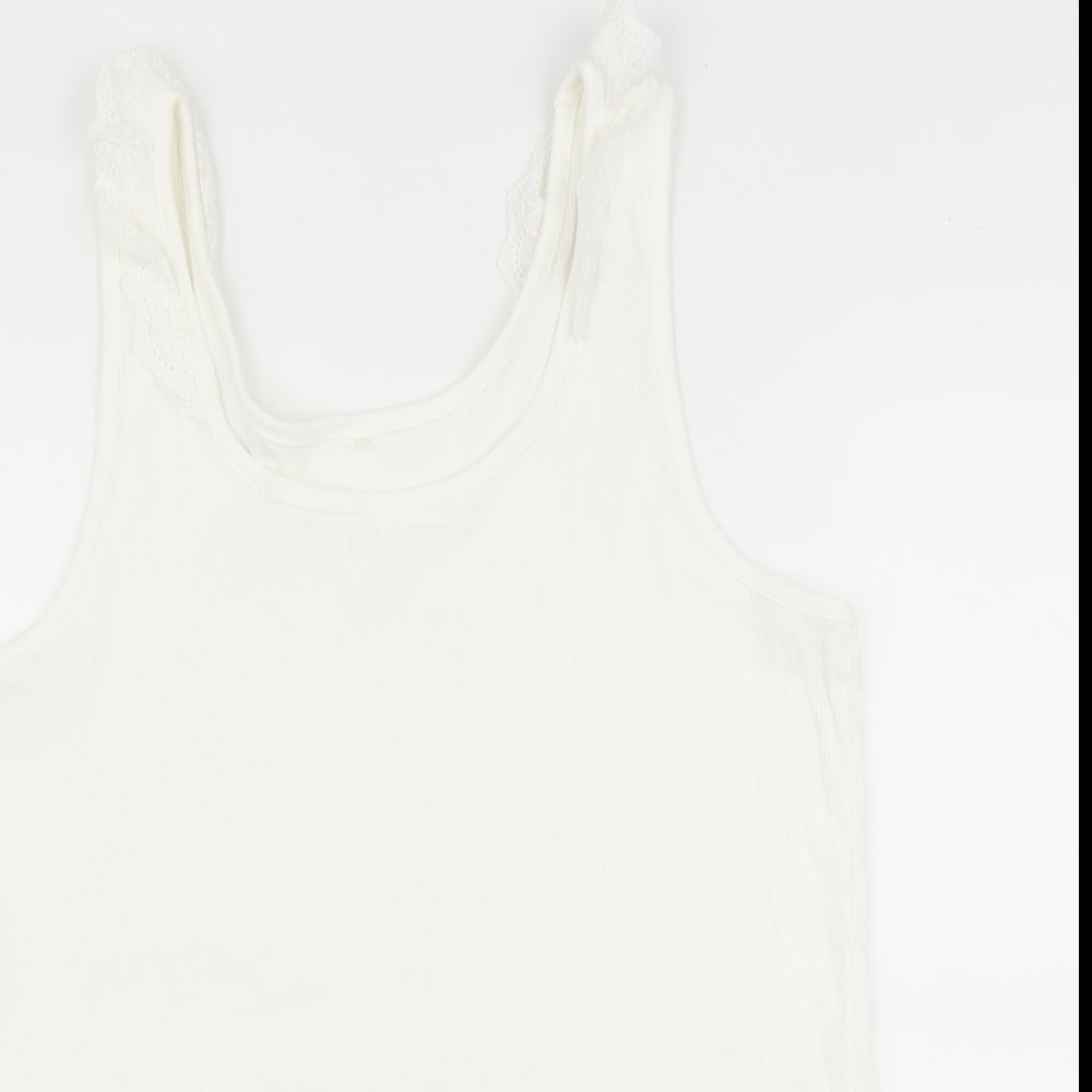 George Womens White   Basic T-Shirt Size 18