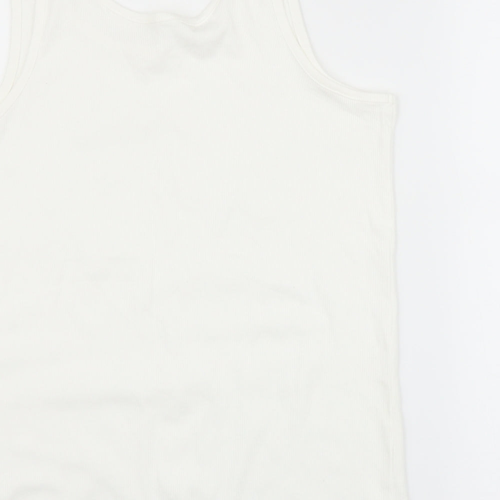 George Womens White   Basic T-Shirt Size 18