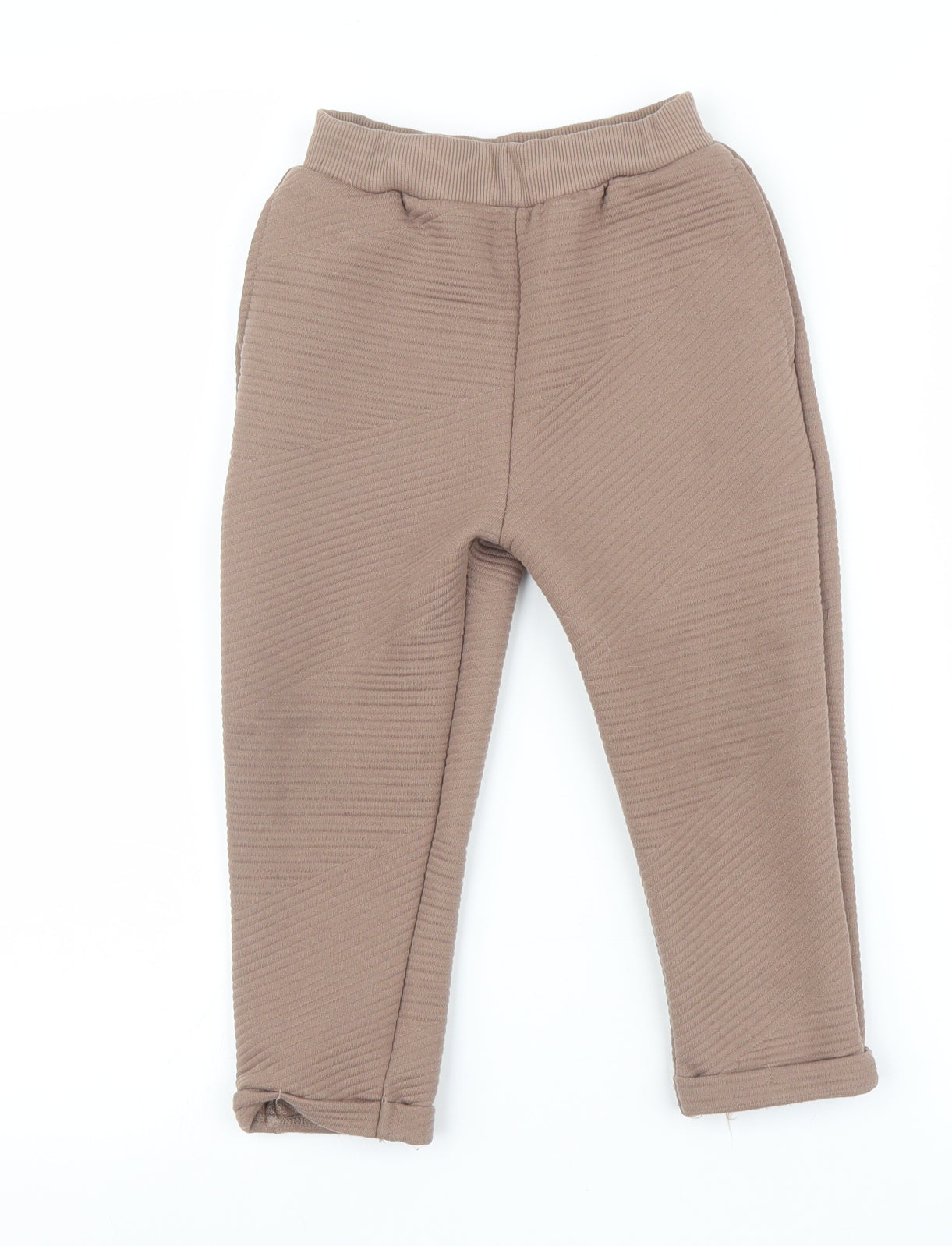 George Boys Blue Ikat  Jogger Trousers Size 3-4 Years