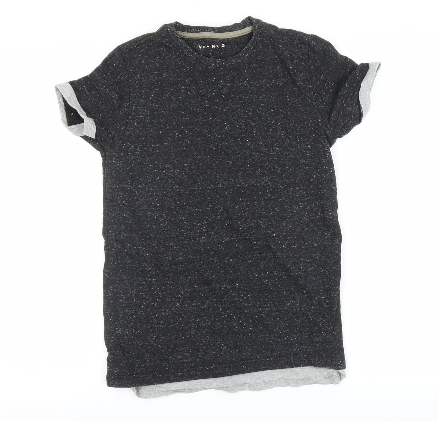 Nutmeg Boys Grey   Basic T-Shirt Size 10-11 Years