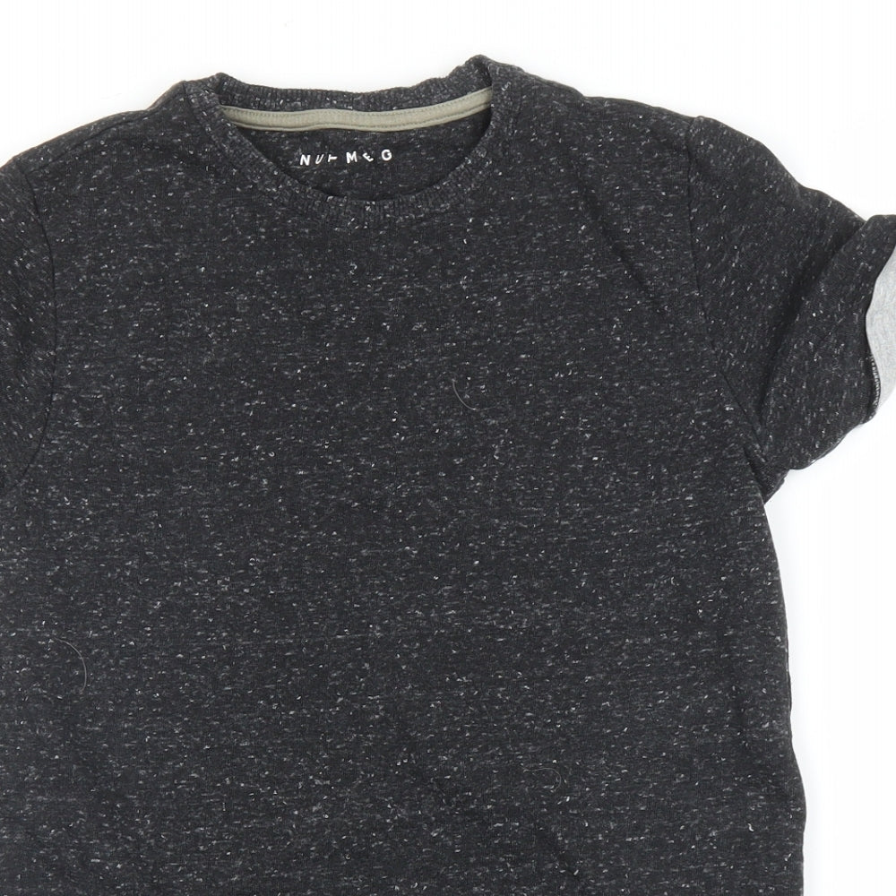 Nutmeg Boys Grey   Basic T-Shirt Size 10-11 Years