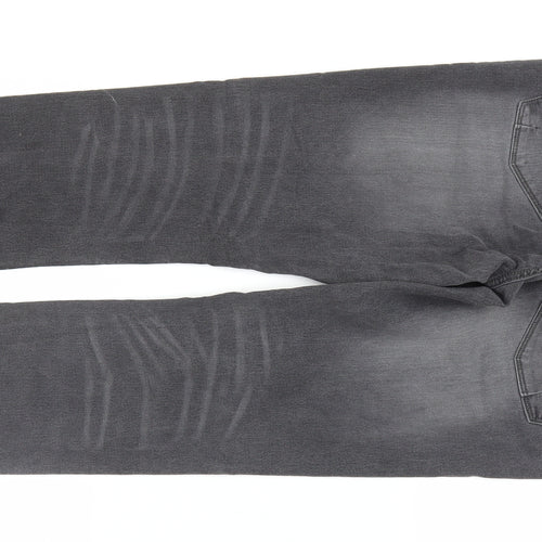Livergy Womens Black   Straight Jeans Size 10 L33.5 in