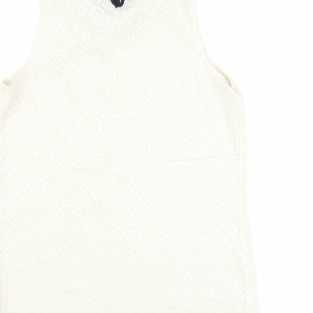 NEXT Womens White   Basic Tank Size 8