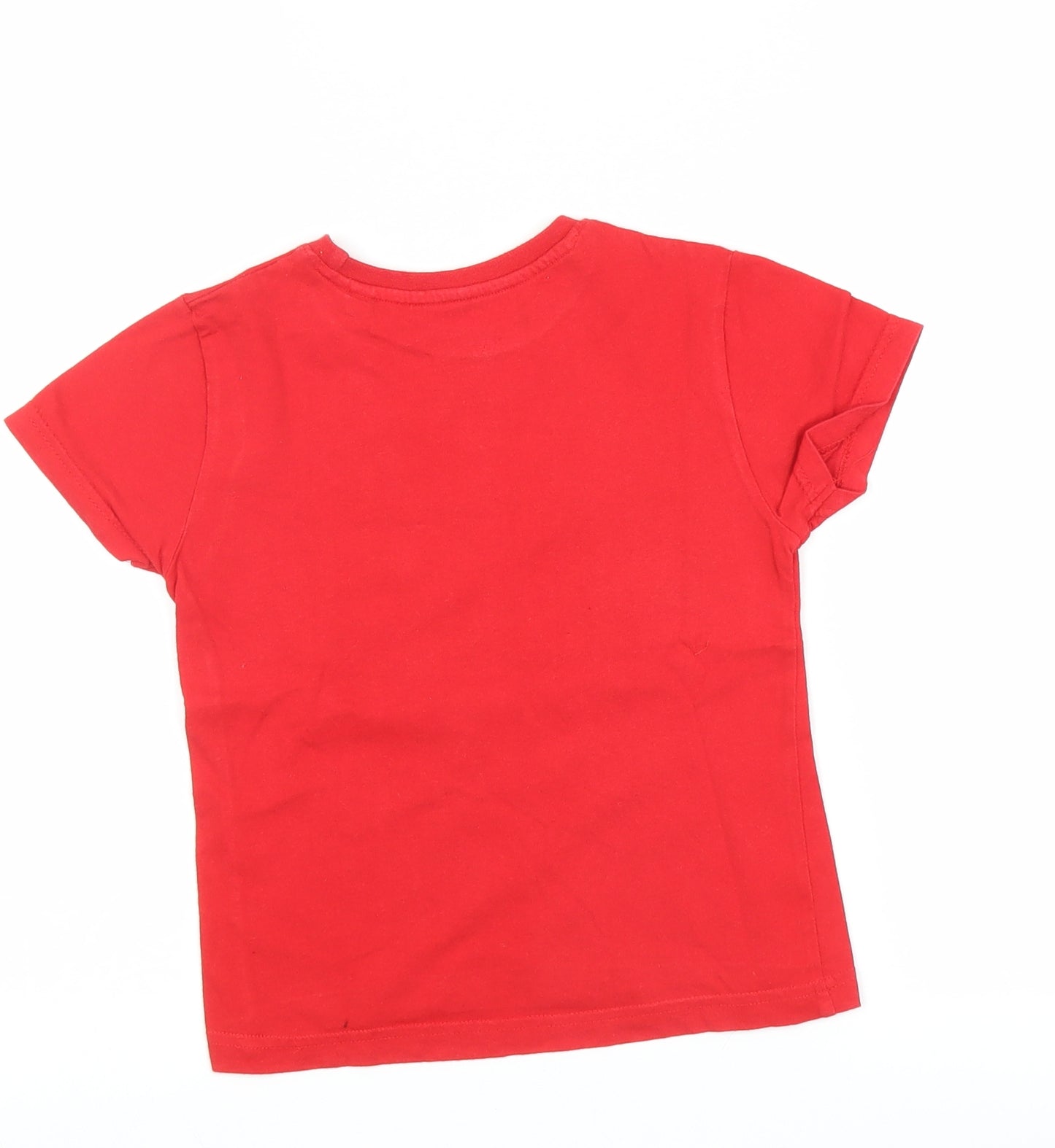 Paw Patrol Boys Red   Basic T-Shirt Size 4-5 Years