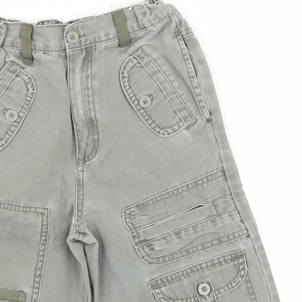 Adams Boys Green   Cropped Trousers Size 8 Years