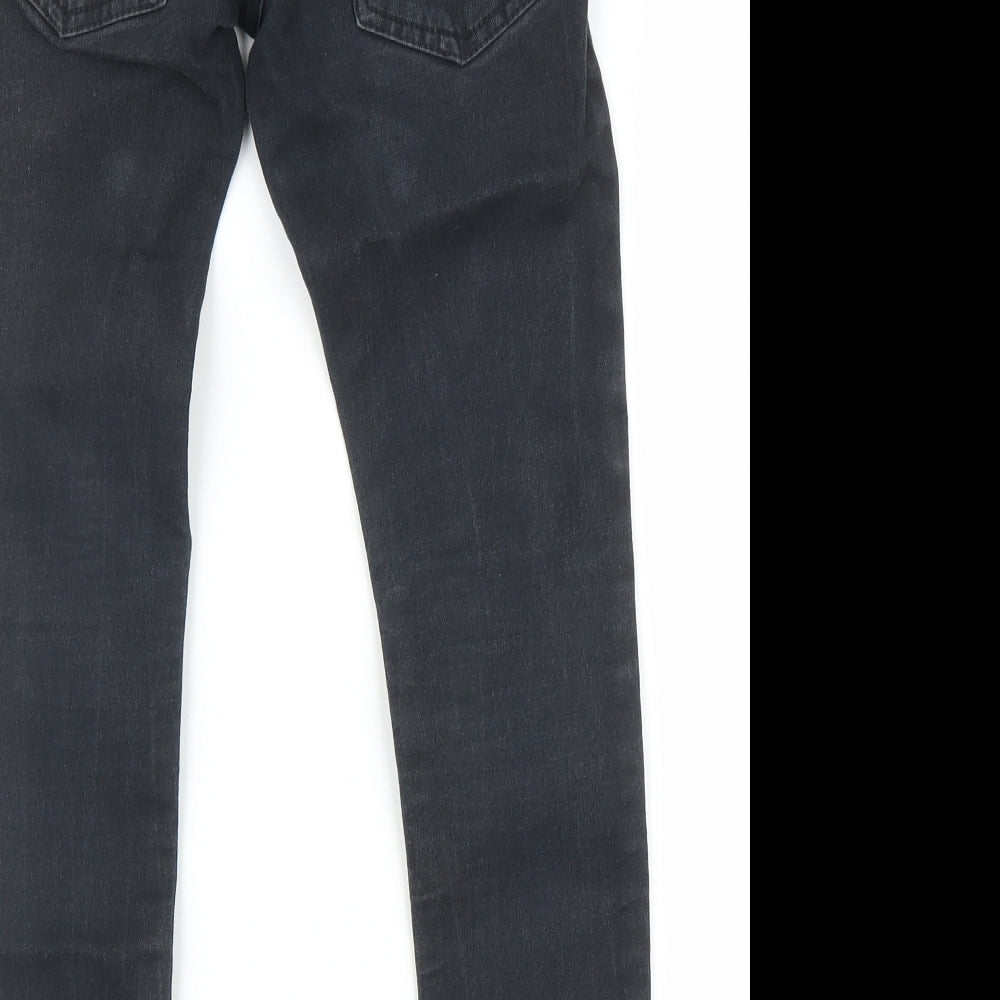 F&F Boys Black   Skinny Jeans Size 8-9 Years