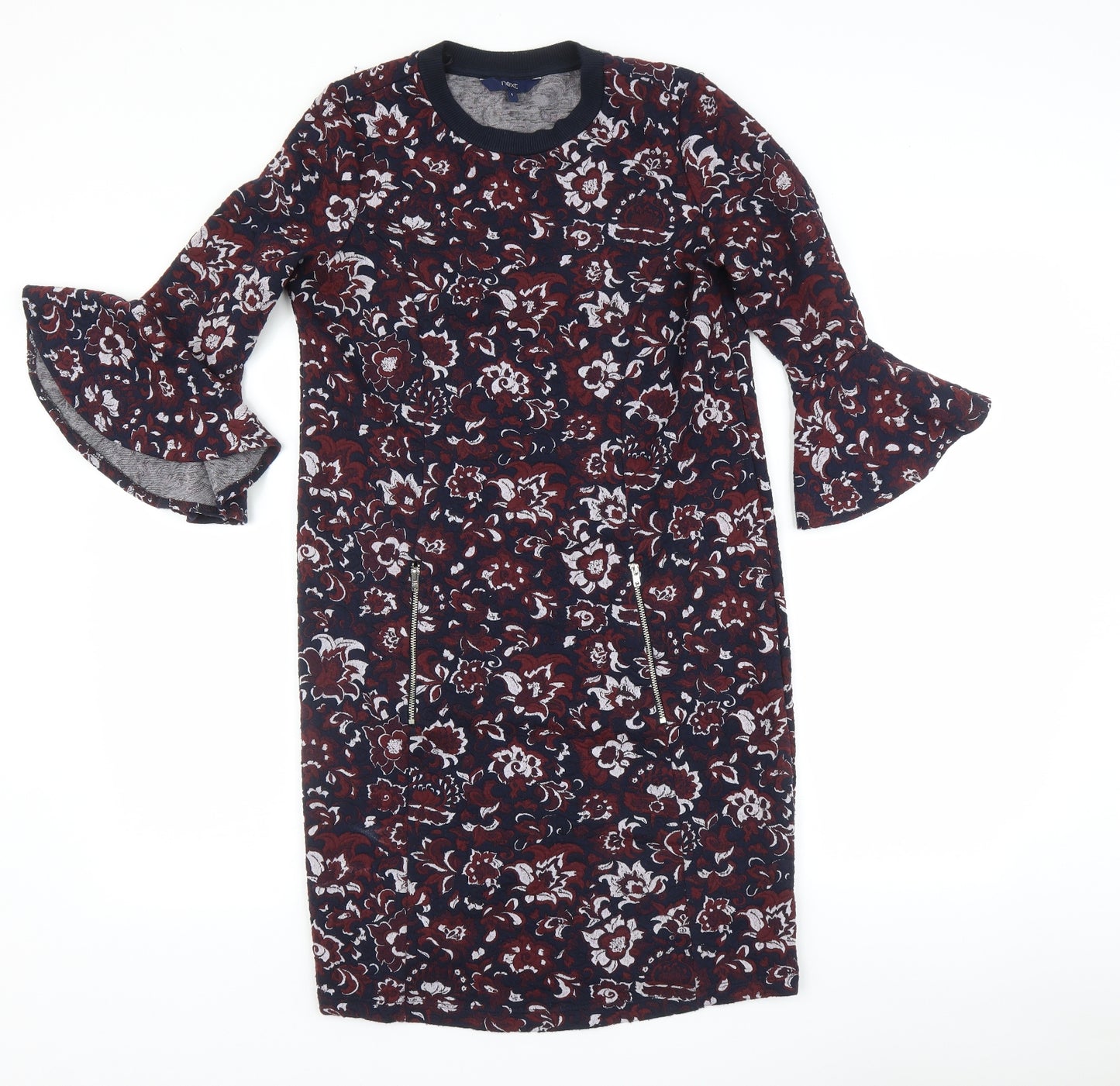 NEXT Womens Multicoloured Floral  Jumper Dress  Size 6