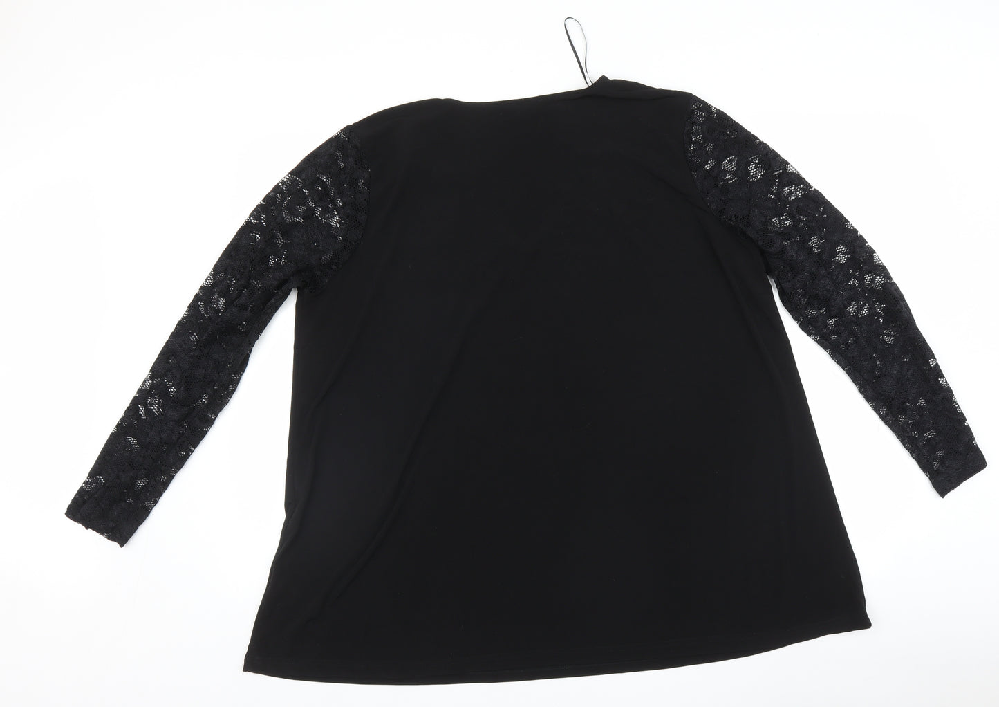Together Womens Black   Basic T-Shirt Size 22