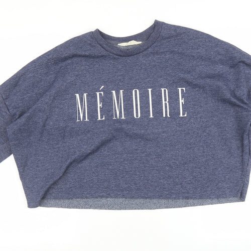 Primark Womens Blue   Pullover Sweatshirt Size M
