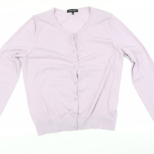 New Look Womens Purple   Cardigan Jumper Size 14