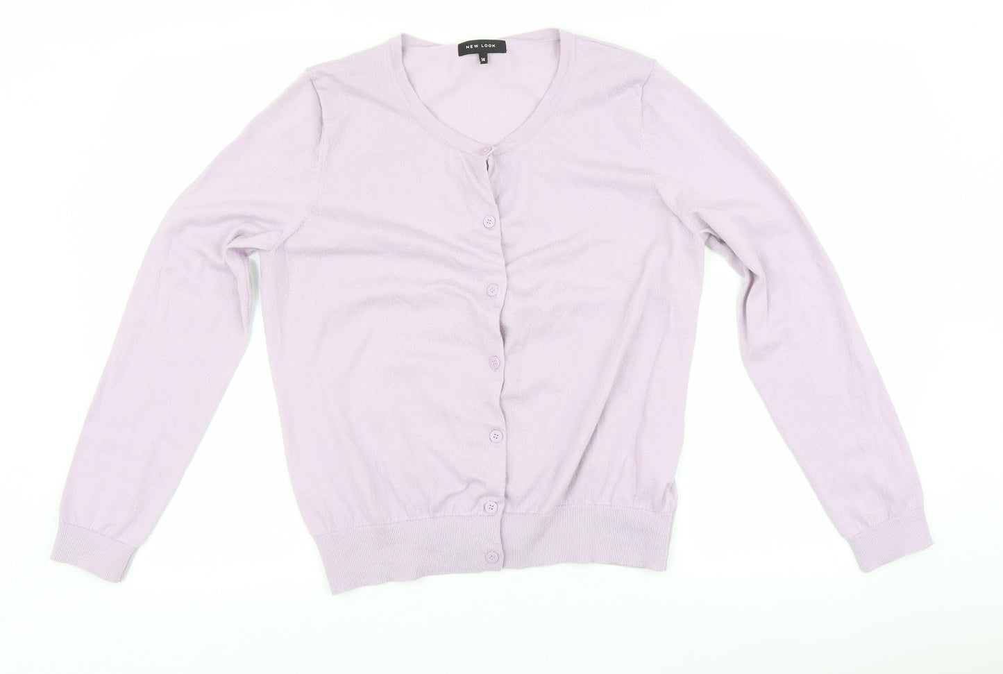 New Look Womens Purple   Cardigan Jumper Size 14