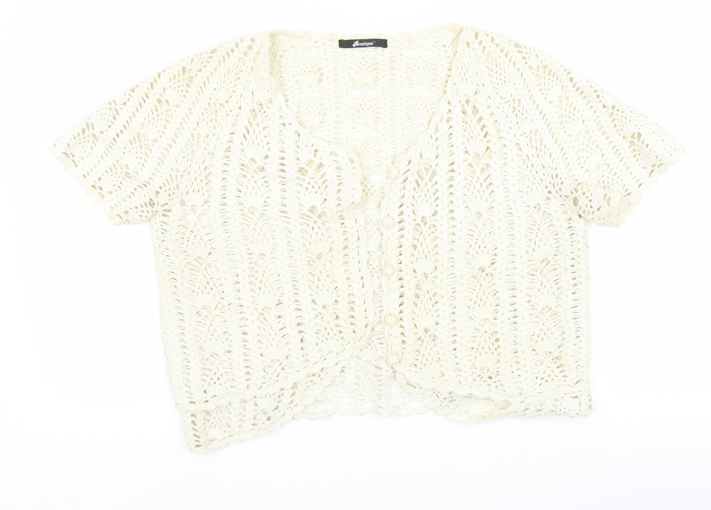 New Look Womens Beige   Cardigan Jumper Size L