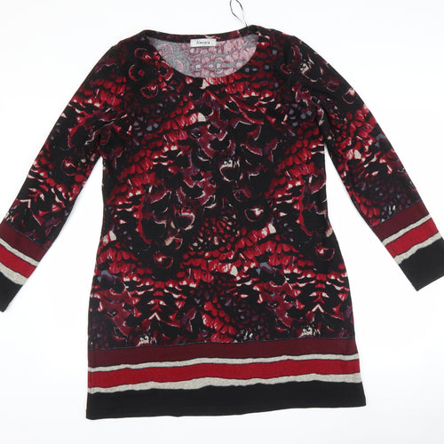 Alexara Womens Red Fair Isle  Jacket Dress  Size L