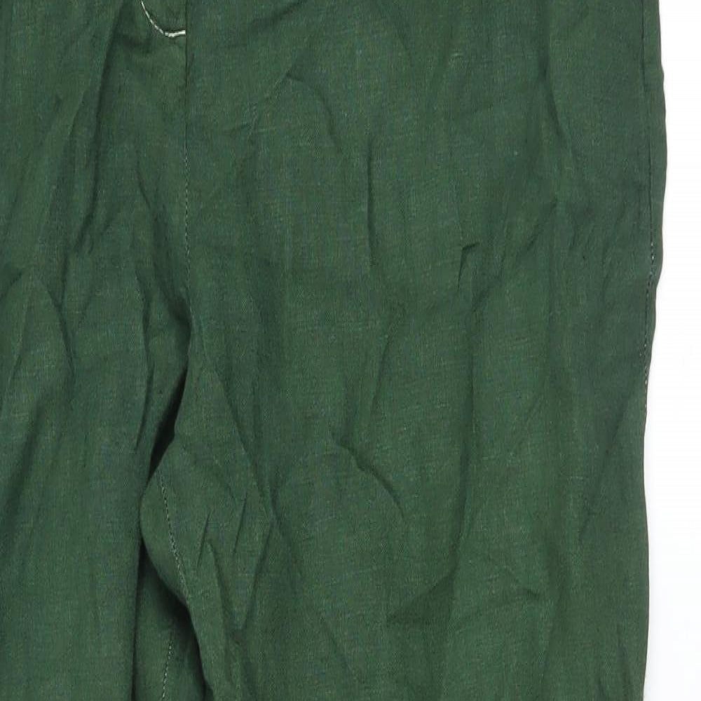 TU Womens Green   Trousers  Size 14 L25.5 in