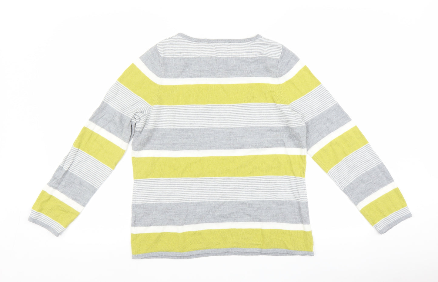 Bonmarché Womens Multicoloured Striped  Pullover Jumper Size 14