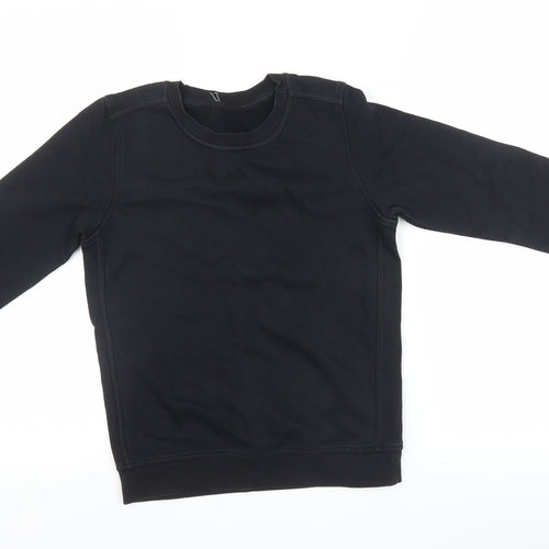 Marks and Spencer Boys Black   Pullover Sweatshirt Size 9-10 Years