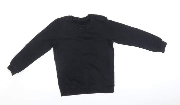 Marks and Spencer Boys Black   Pullover Sweatshirt Size 9-10 Years