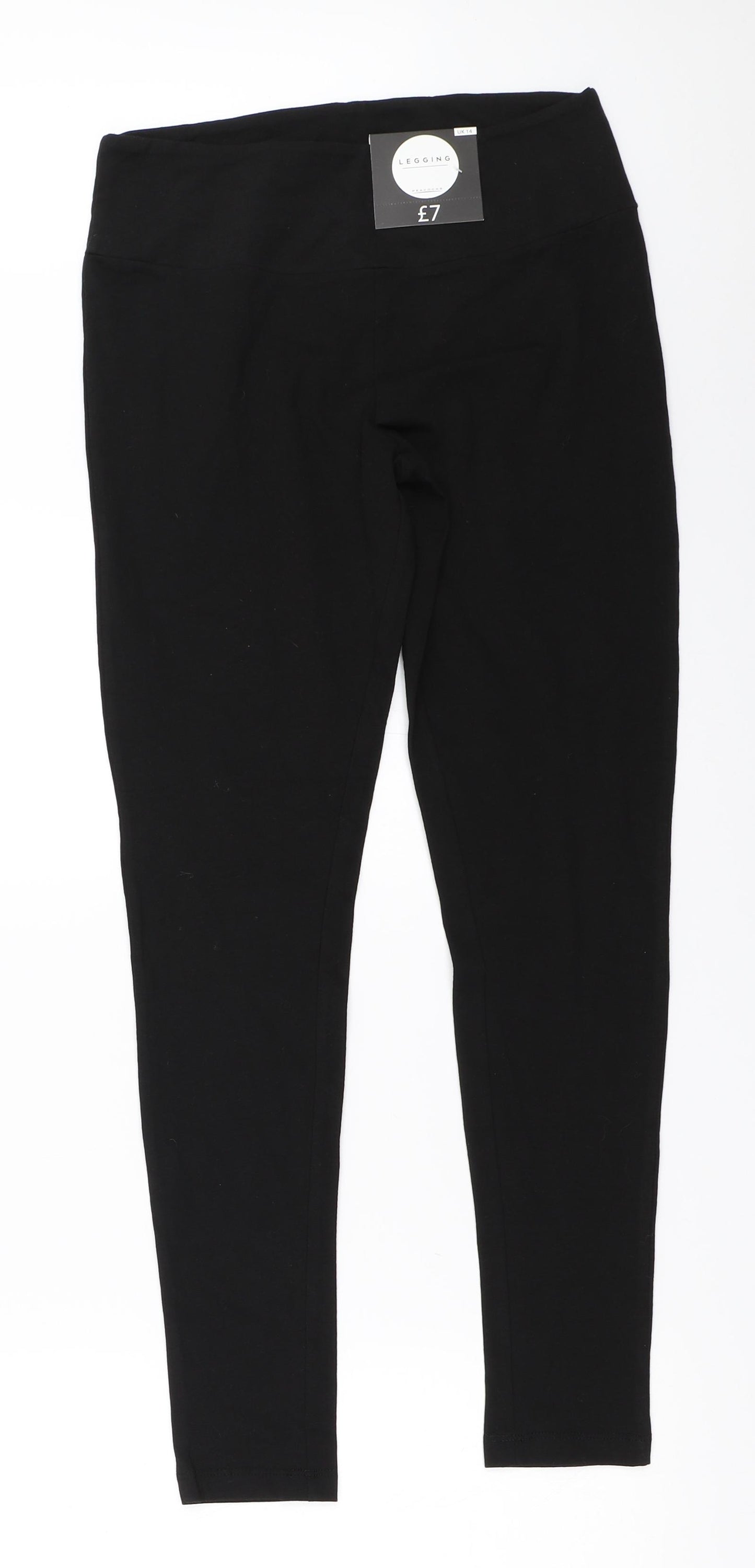 Peacocks Womens Black   Capri Leggings Size 14 L27 in