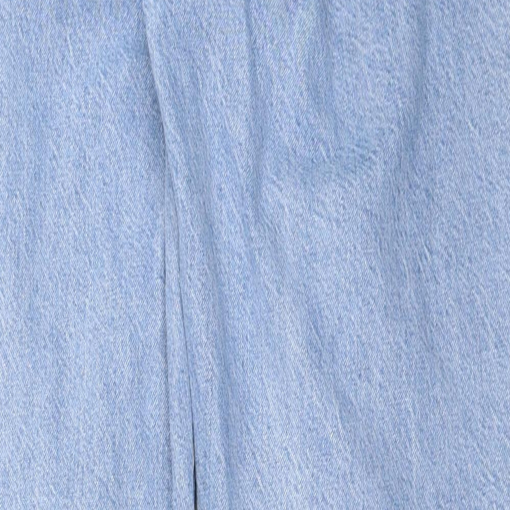 Primark Womens Blue  Denim Straight Jeans Size 14 L31 in