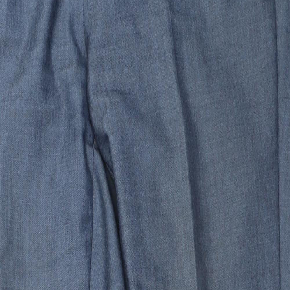 Burton Mens Blue   Trousers  Size 34 in L30 in
