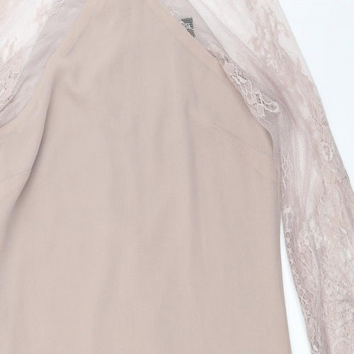 Little Mistress Womens Beige   Mini  Size 8