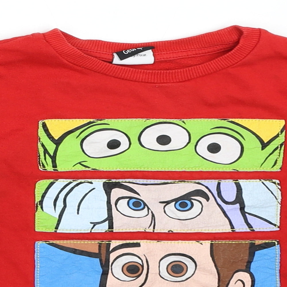 George Boys Red   Pullover Sweatshirt Size 3-4 Years  - toy story
