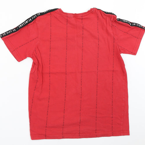 George Boys Red   Basic T-Shirt Size 12-13 Years