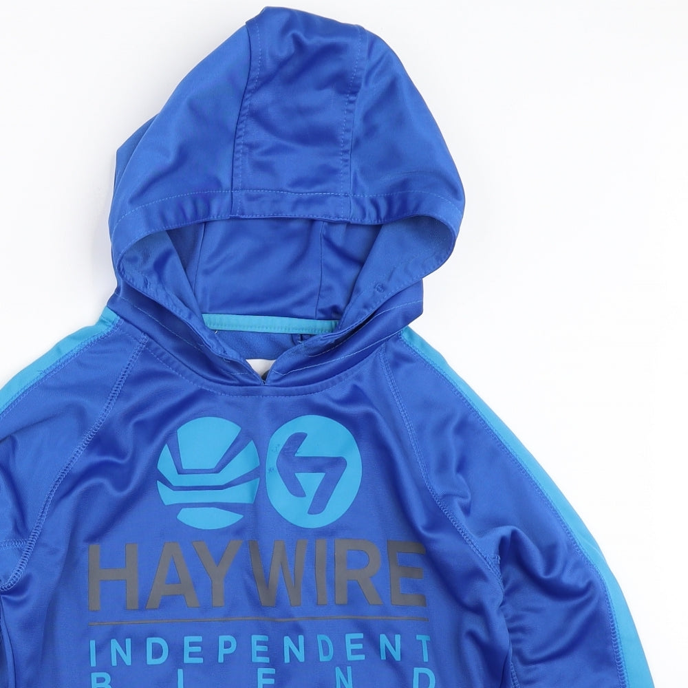 Haywire Boys Blue   Pullover Hoodie Size S