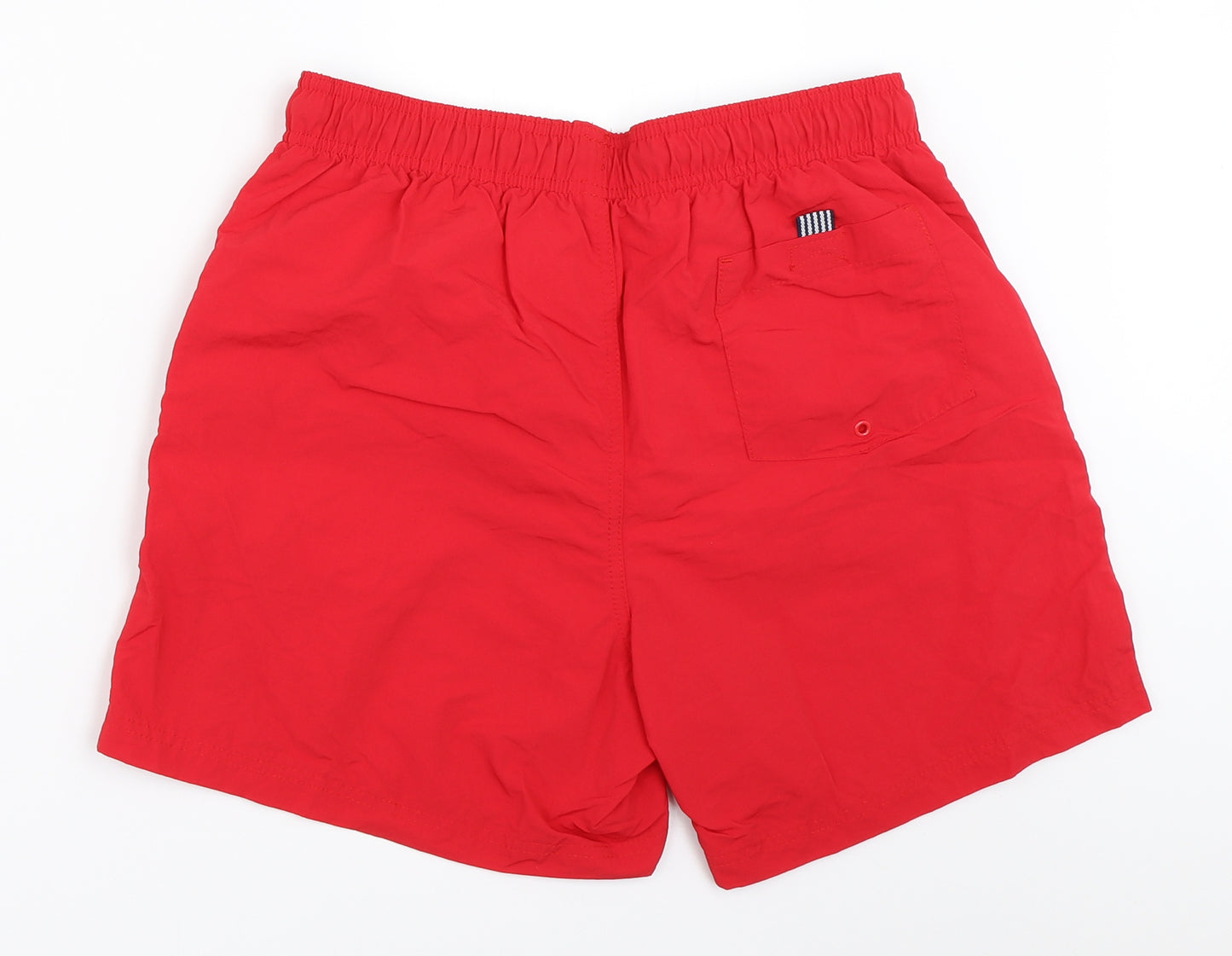 F&F Mens Red   Bermuda Shorts Size M - Swim shorts