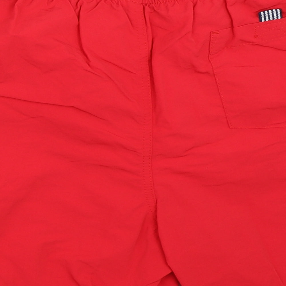F&F Mens Red   Bermuda Shorts Size M - Swim shorts