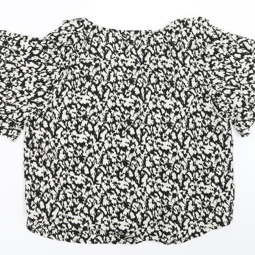 F&F Womens Black   Basic Button-Up Size 14