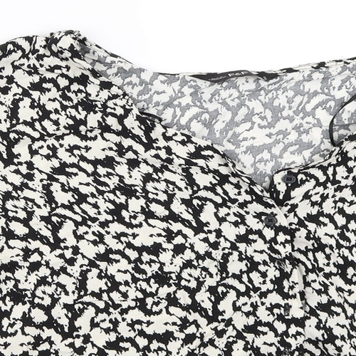 F&F Womens Black   Basic Button-Up Size 14