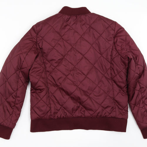 Lee Cooper Womens Red   Quilted Coat Size 14