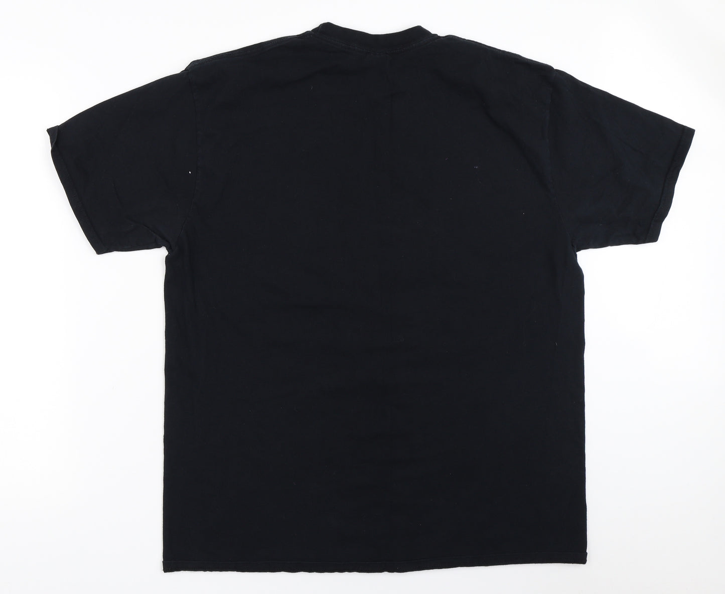 Gildan Mens Black    T-Shirt Size XL