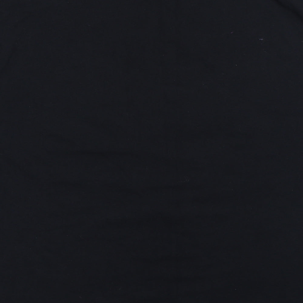 Gildan Mens Black    T-Shirt Size XL