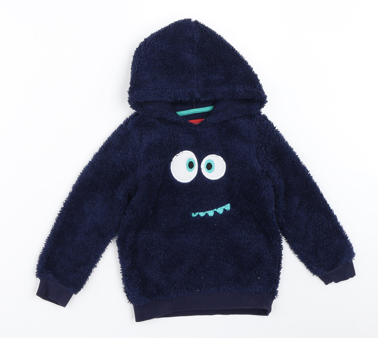 Lily & Dan Boys Blue   Pullover Hoodie Size 3-4 Years