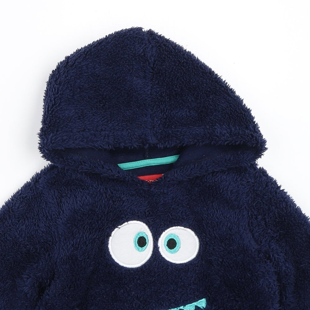 Lily & Dan Boys Blue   Pullover Hoodie Size 3-4 Years