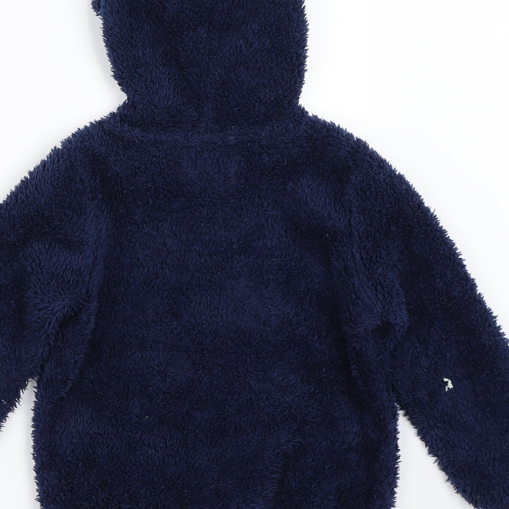 Lily & Dan Boys Blue   Pullover Hoodie Size 3-4 Years