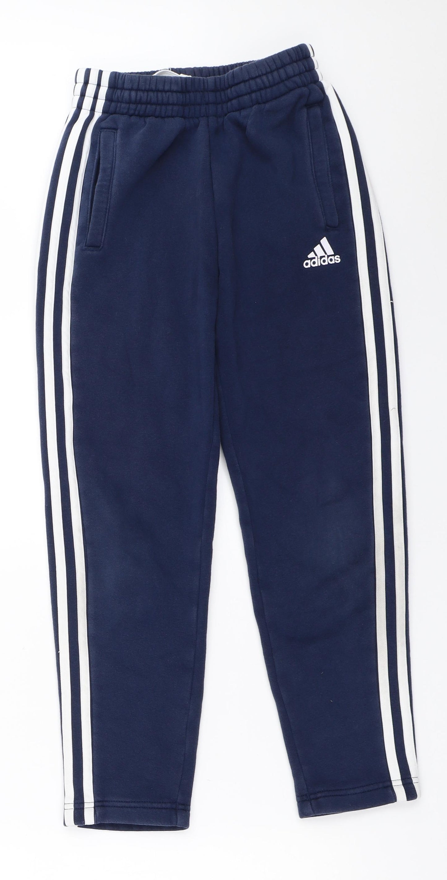 adidas Boys Blue   Jogger Trousers Size 9-10 Years