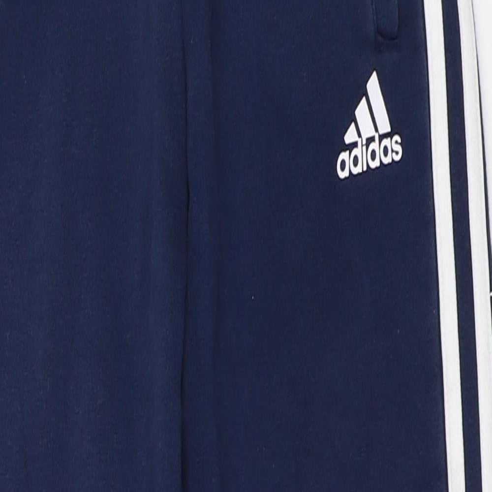 adidas Boys Blue   Jogger Trousers Size 9-10 Years