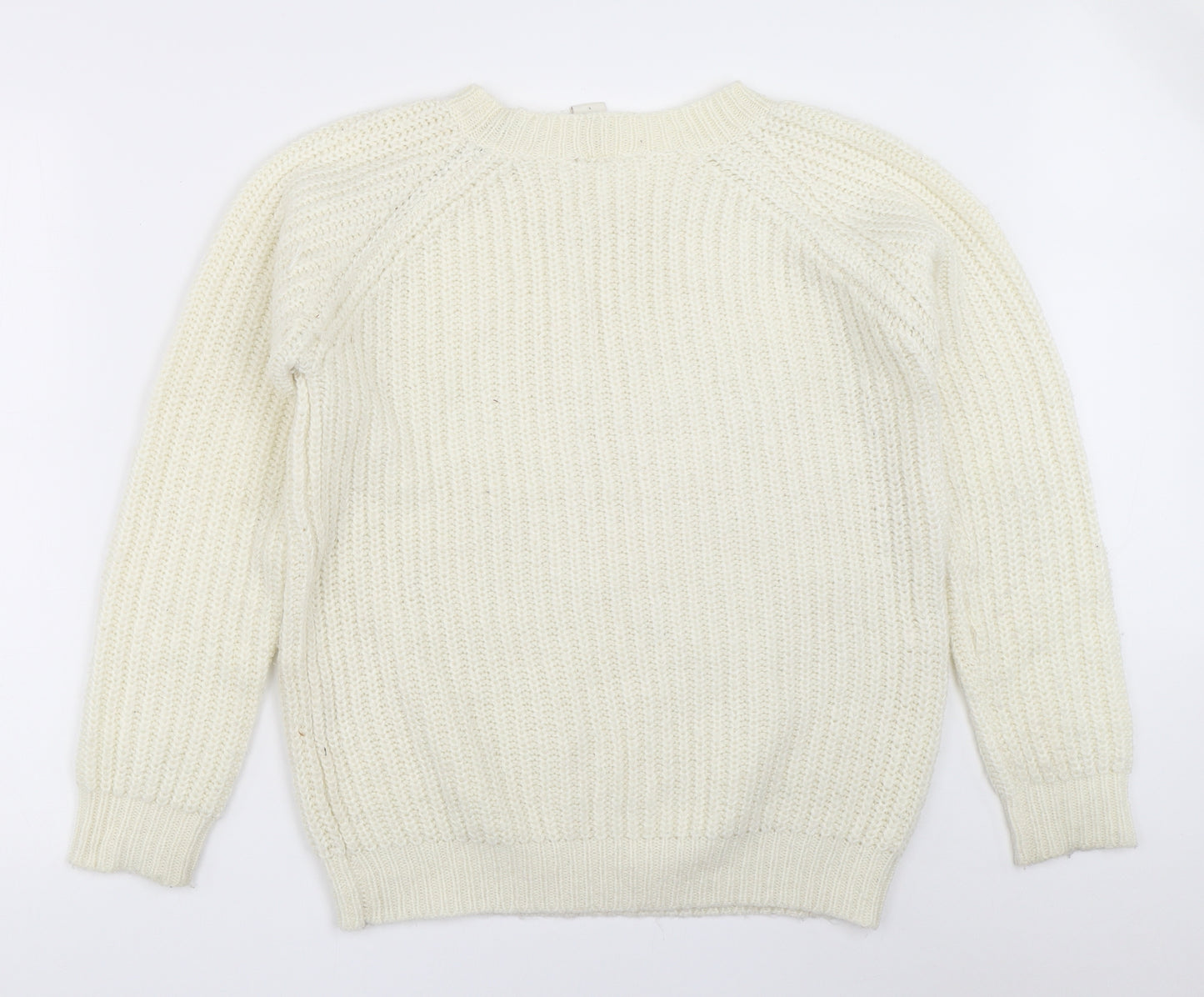 VILA Womens Ivory   Pullover Jumper Size L
