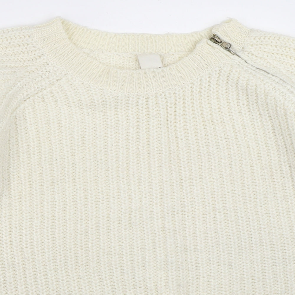 VILA Womens Ivory   Pullover Jumper Size L