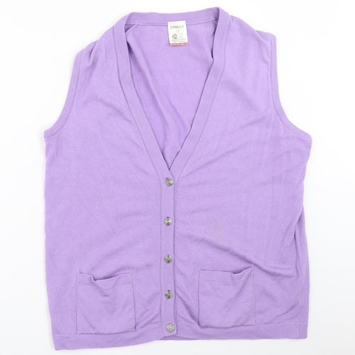 Jonelle Womens Purple   Cardigan Jumper Size 18
