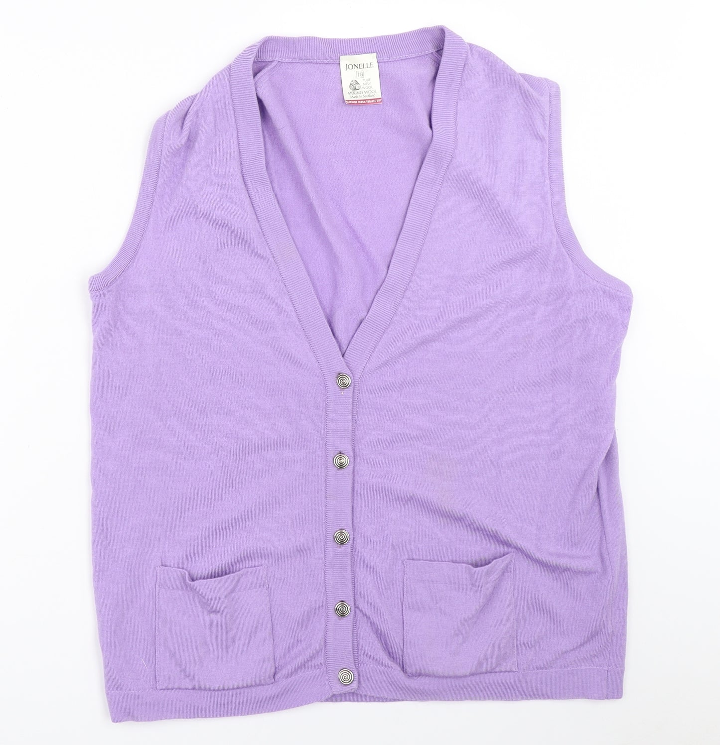 Jonelle Womens Purple   Cardigan Jumper Size 18